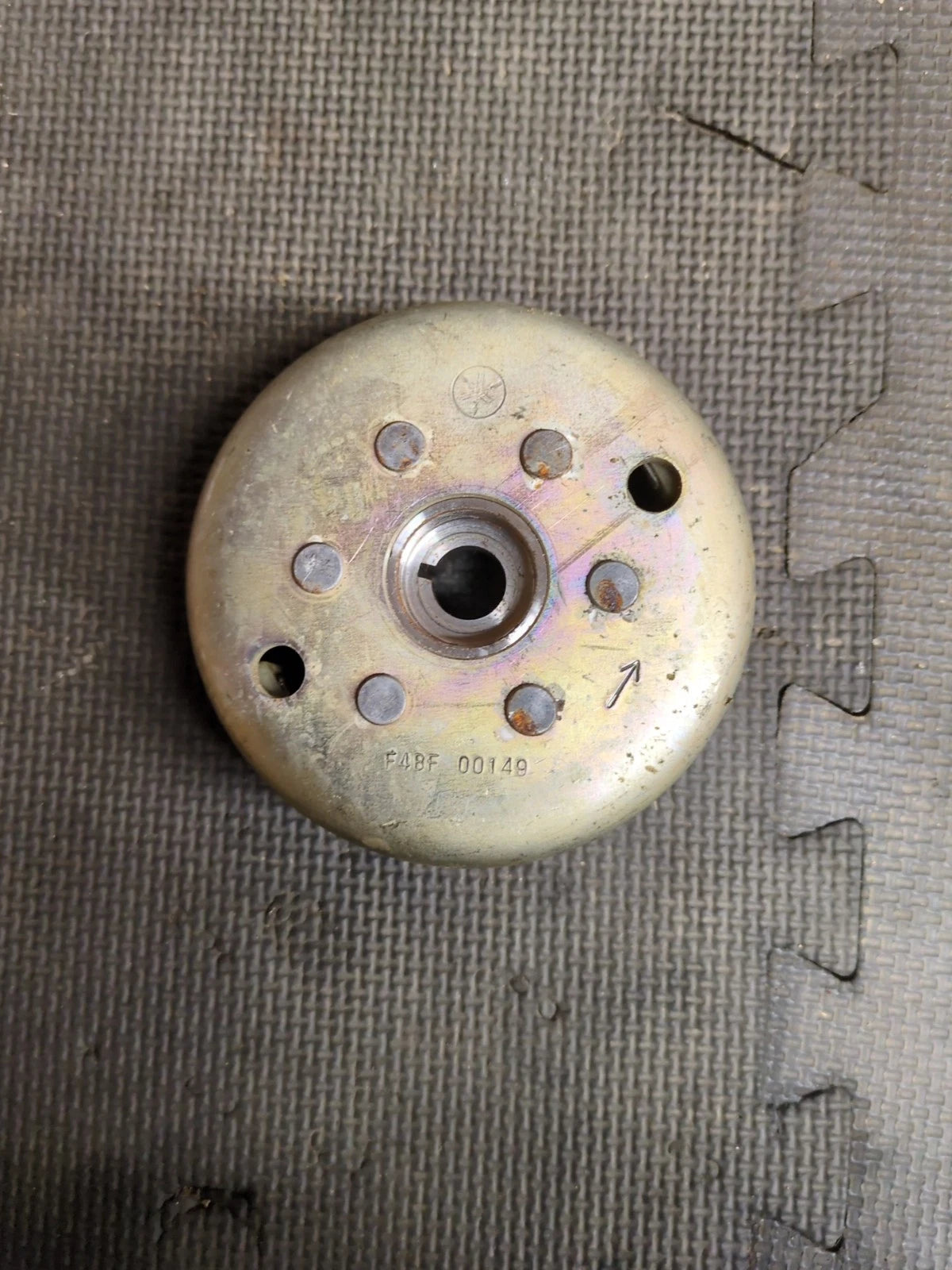 1992 WR200 OEM Right Engine Crankcase Clutch Cover Water Pump Case and flywheel/magneto